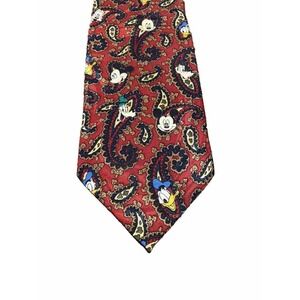 Disney Mickey Unlimited By Balancine Neck Tie Polyester Donald Goofy Unisex